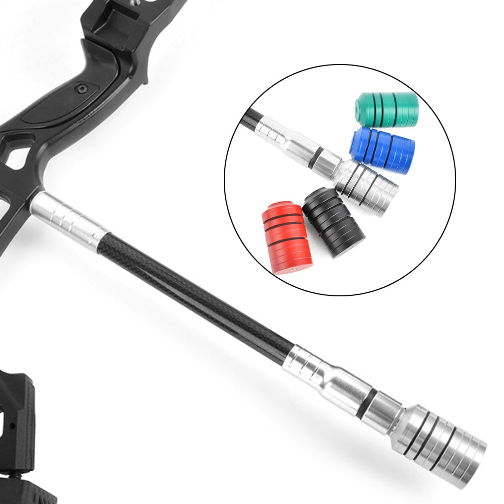 Tir à l'arc Stabilisateur d'arc Kit poids Barre d'équilibre Arc Riser Contrepoid