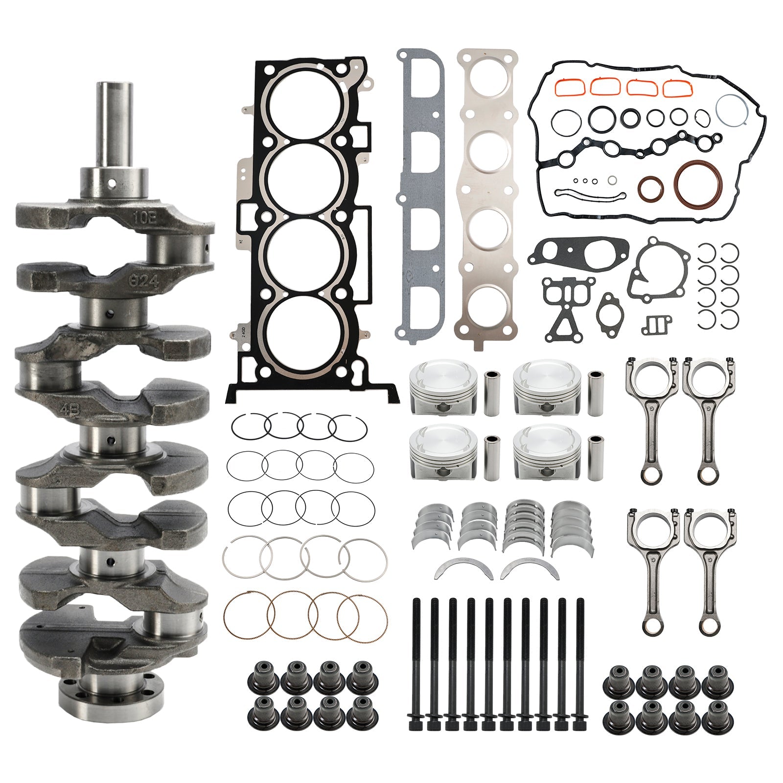 Kia Optima G4KE 2.4L 2008-2019 Kit di revisione motore, albero motore e bielle 23510-25220