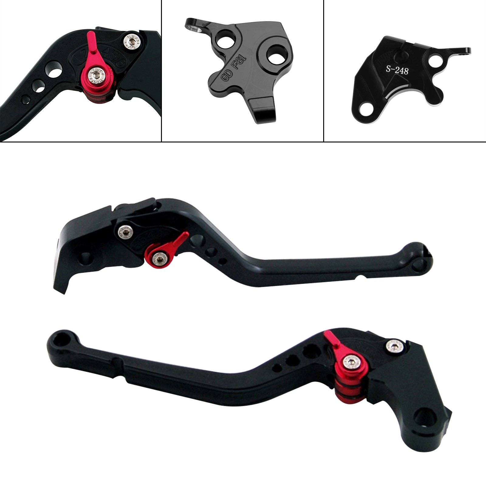 Dolga ročica zavore in sklopke za Yamaha YZF R125 2008-2011