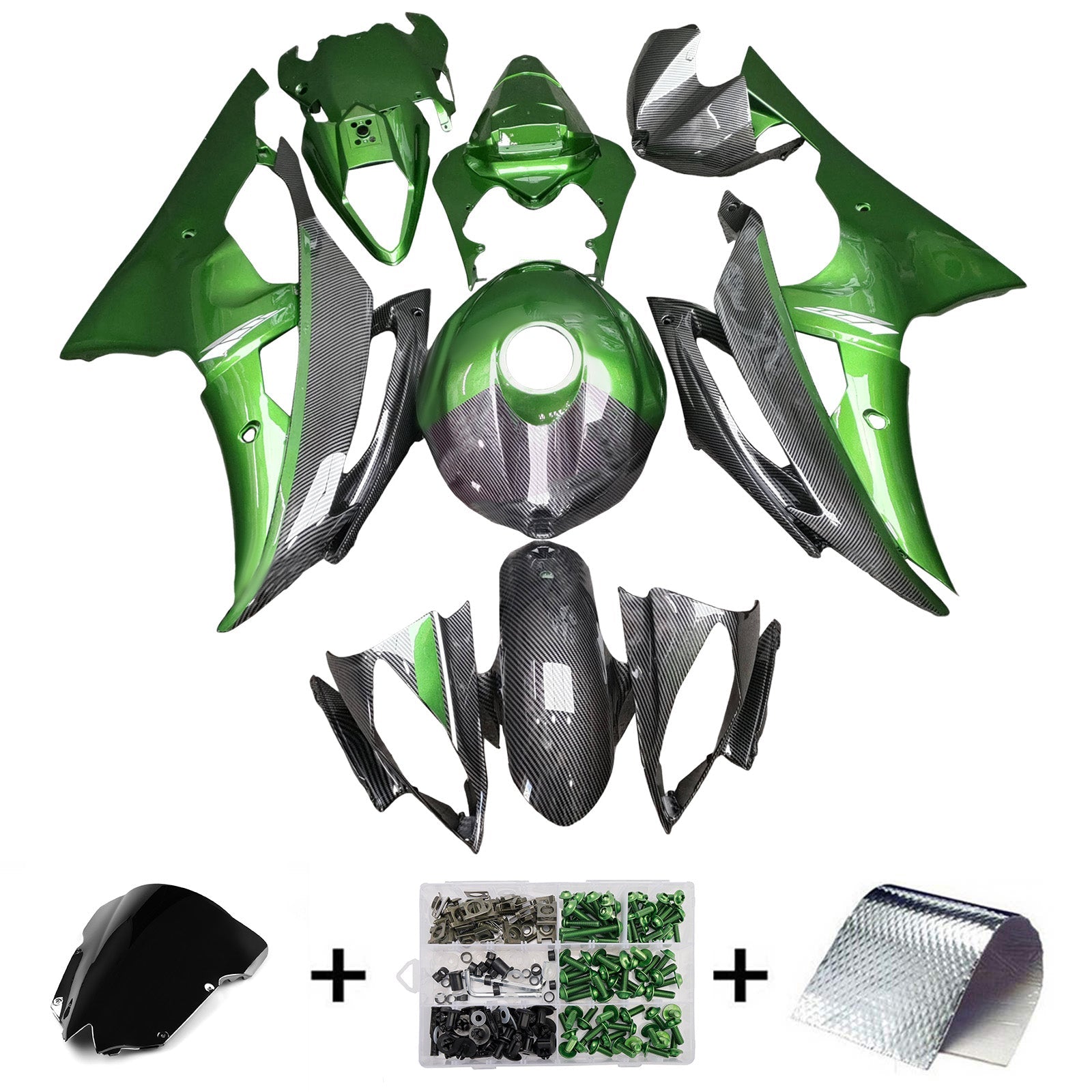 Komplet oklepa iz ABS plastike za Yamaho YZFR6 YZF-R6 2008-2016