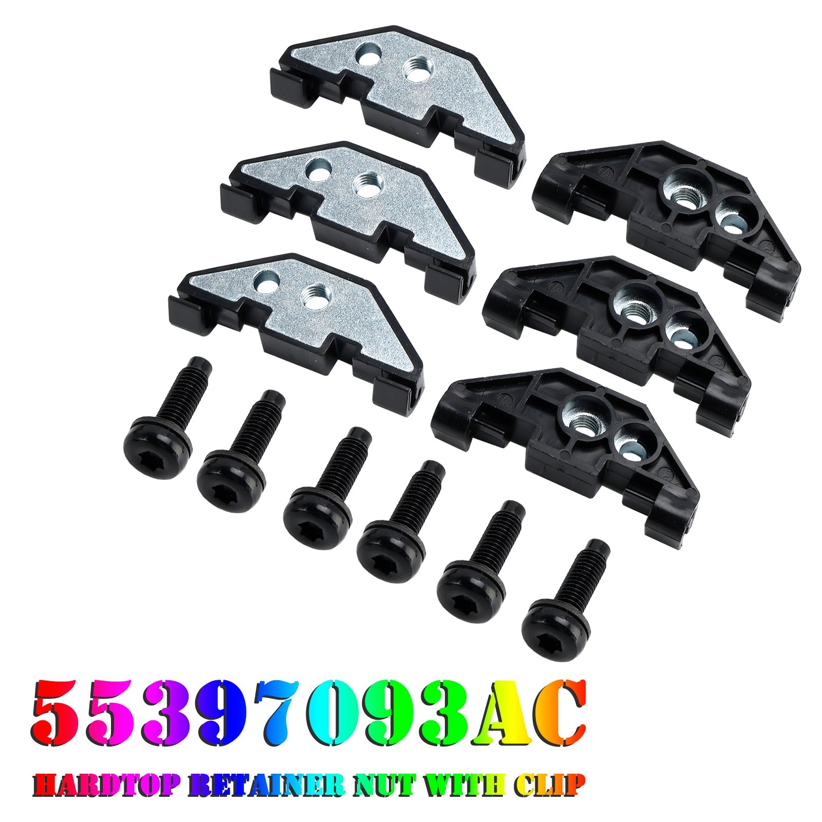 Dado di montaggio hardtop con clip per Jeep Wrangler JK JKU (2007-2018) J55397093AC