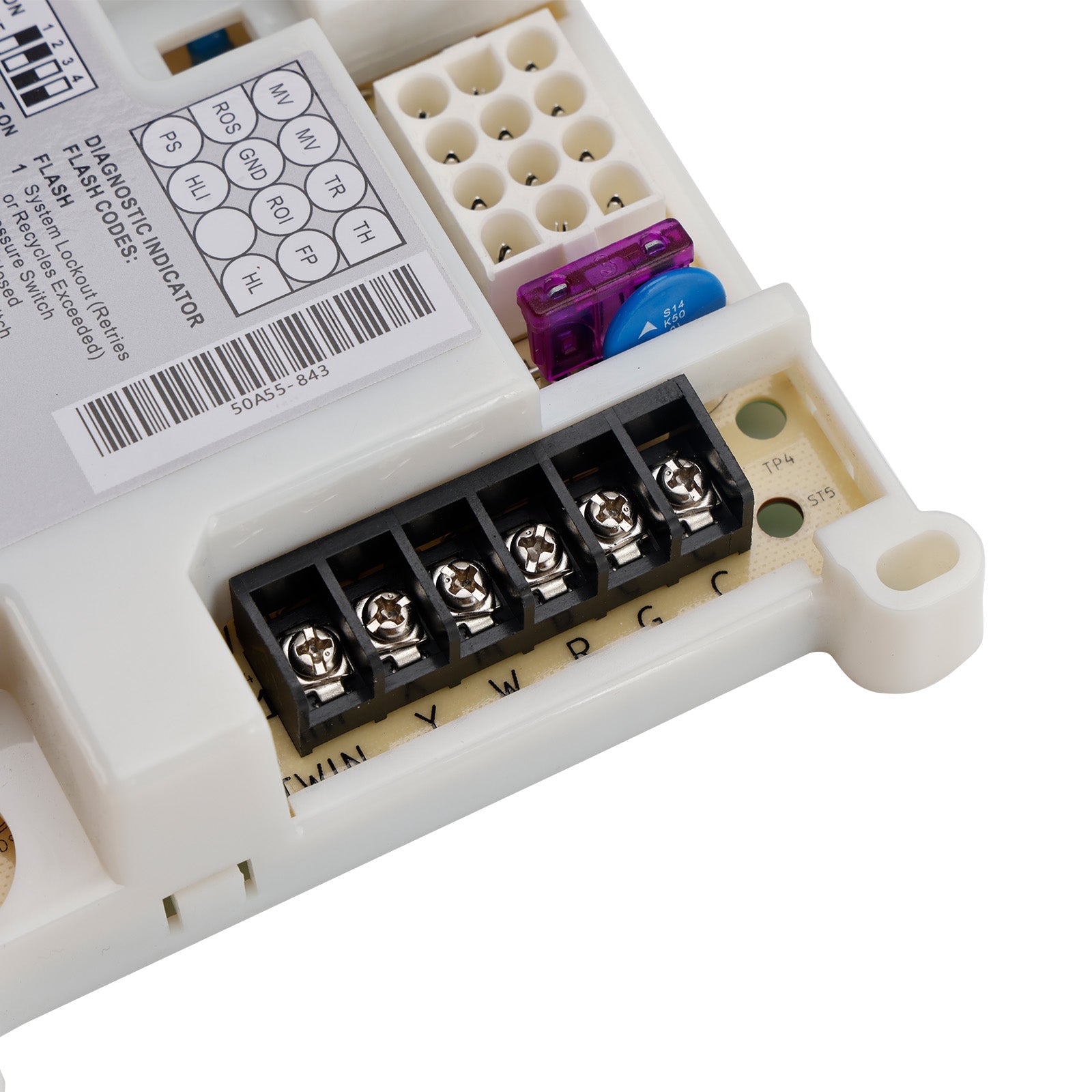 Carte de circuit imprimé de remplacement pour fournaise White Rodgers 50A55-843