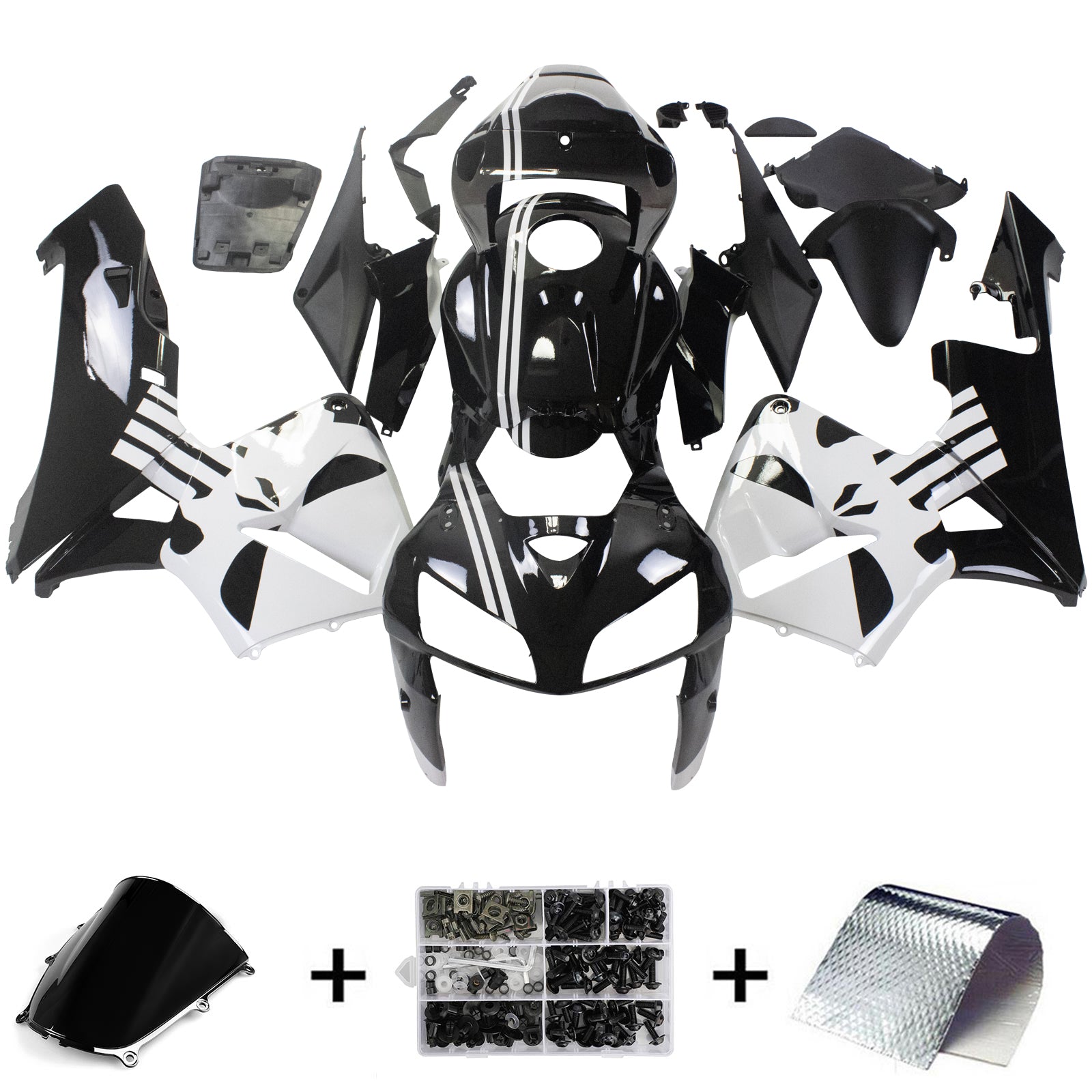 Kit de carénage par injection, carrosserie en plastique ABS pour Honda CBR600RR 2005-2006 F5