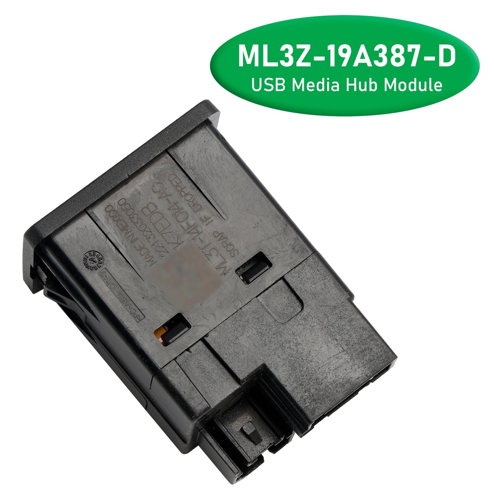 Module de concentrateur multimédia USB Sync 4 ML3Z-19A387-D pour Ford F-150 Expedition Bronco 2021-2024
