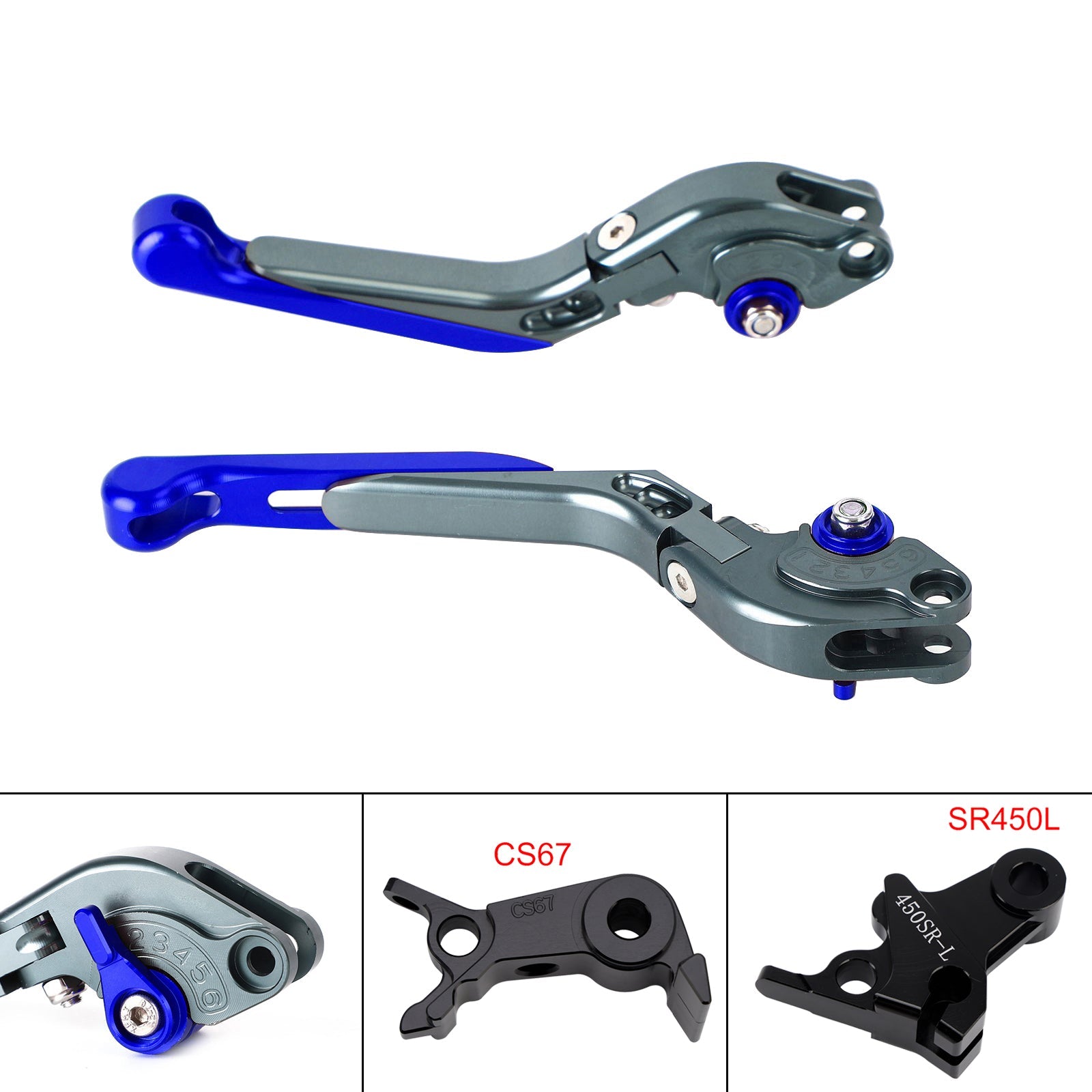 Levier de frein et d'embrayage réglable compatible avec VOGE DS900X 900DSX 2024-2026