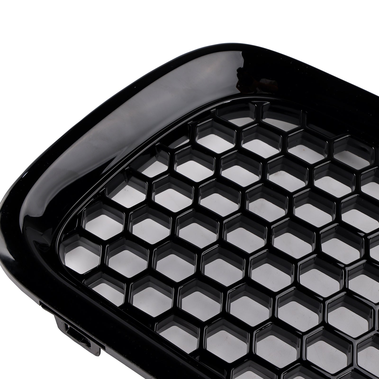 Rejilla de panal'abeja para parachoques delantero negro brillante Volvo S40 V50 2004-2007