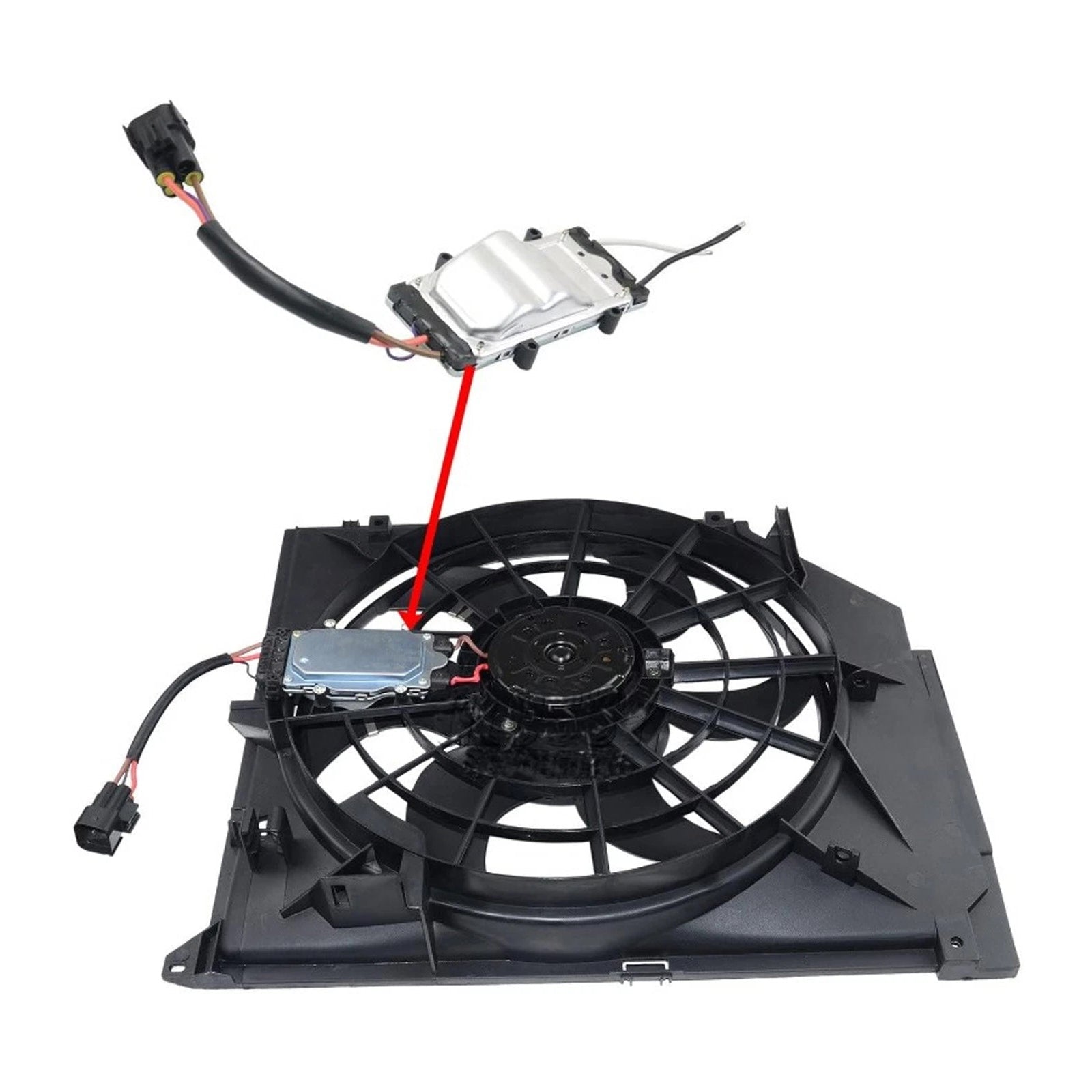 Módulo de control del ventilador del radiador 1137328080 para BMW Serie 3 E46 1998-2006