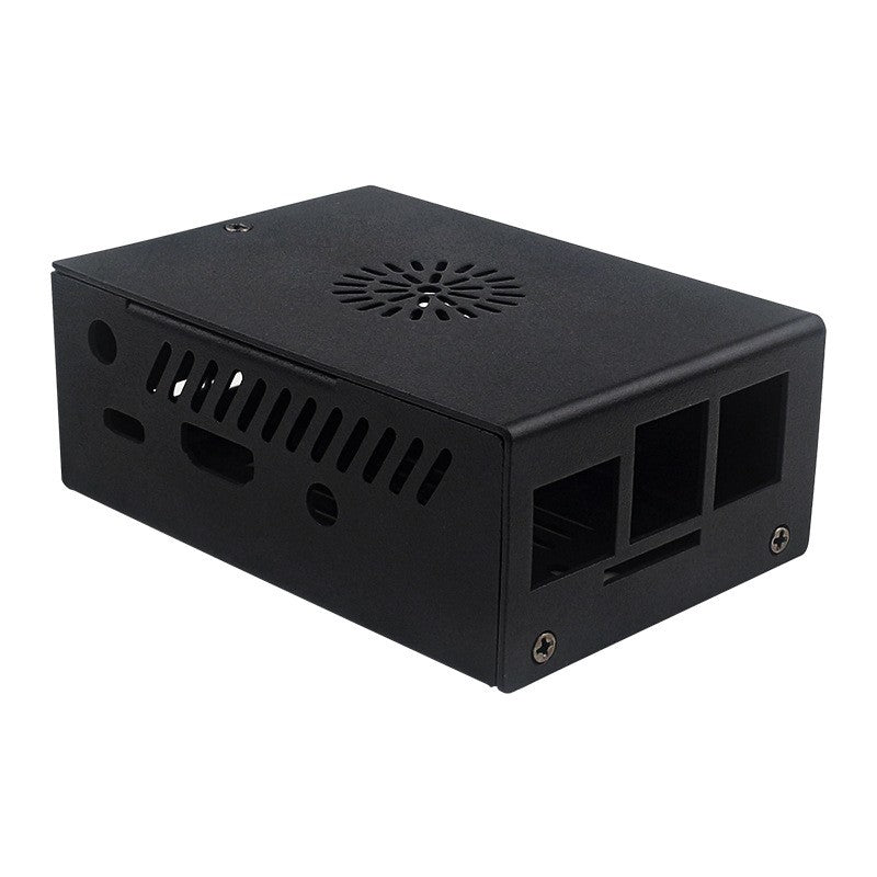 Boîtier métallique en alliage d'aluminium pour Orange Pi 3B avec ventilateur de refroidissement