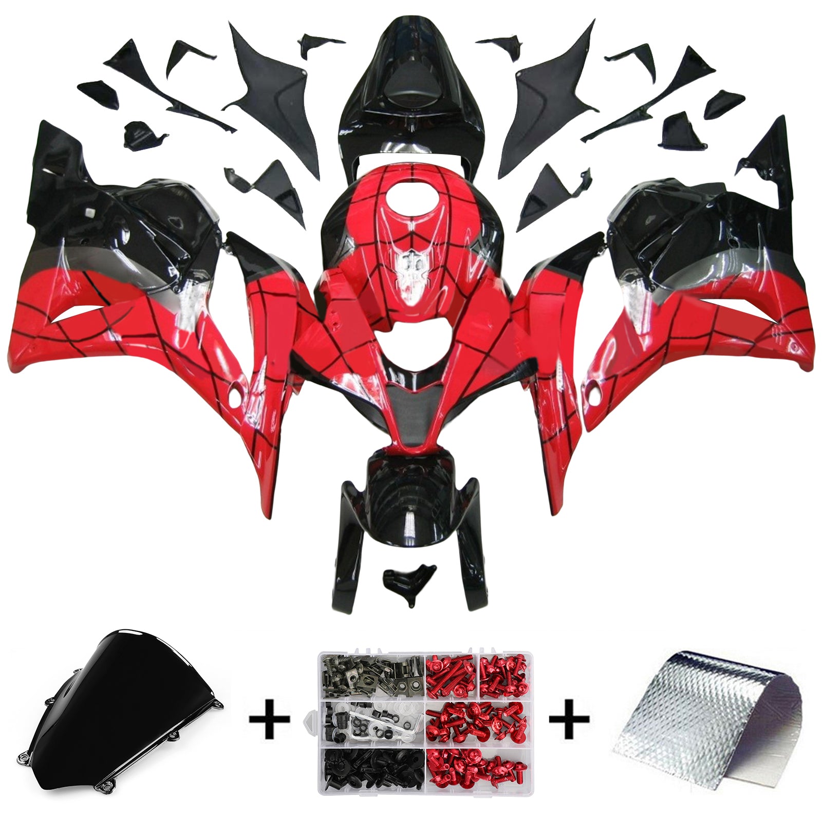 Kit de carénage injecté en plastique ABS pour Honda CBR600RR 2009-2012 F5