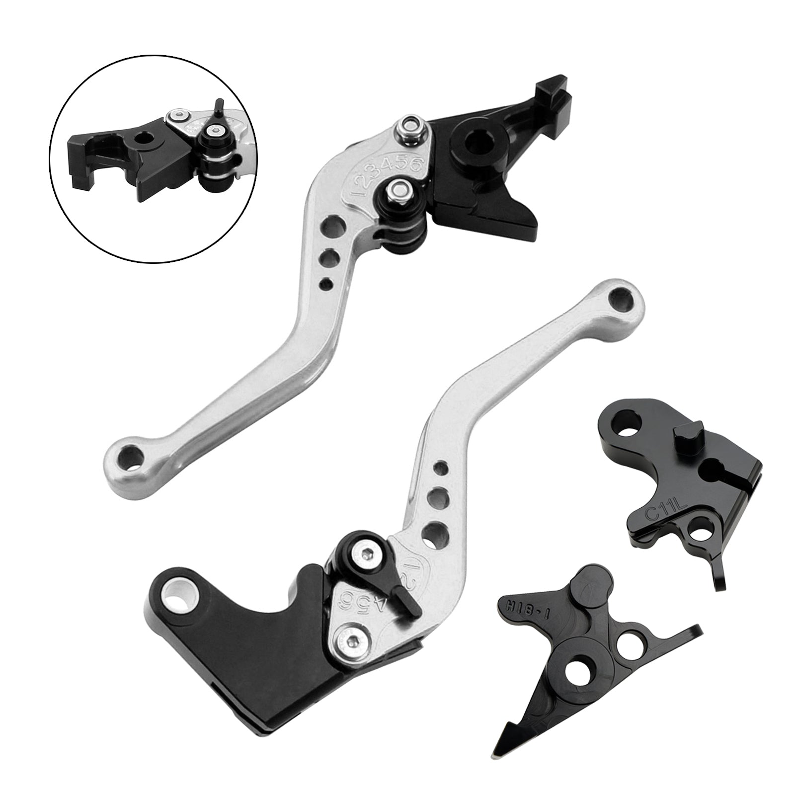 Krótka dźwignia hamulca i sprzęgła dla Honda CRF1100L Africa Twin 2020-2021
