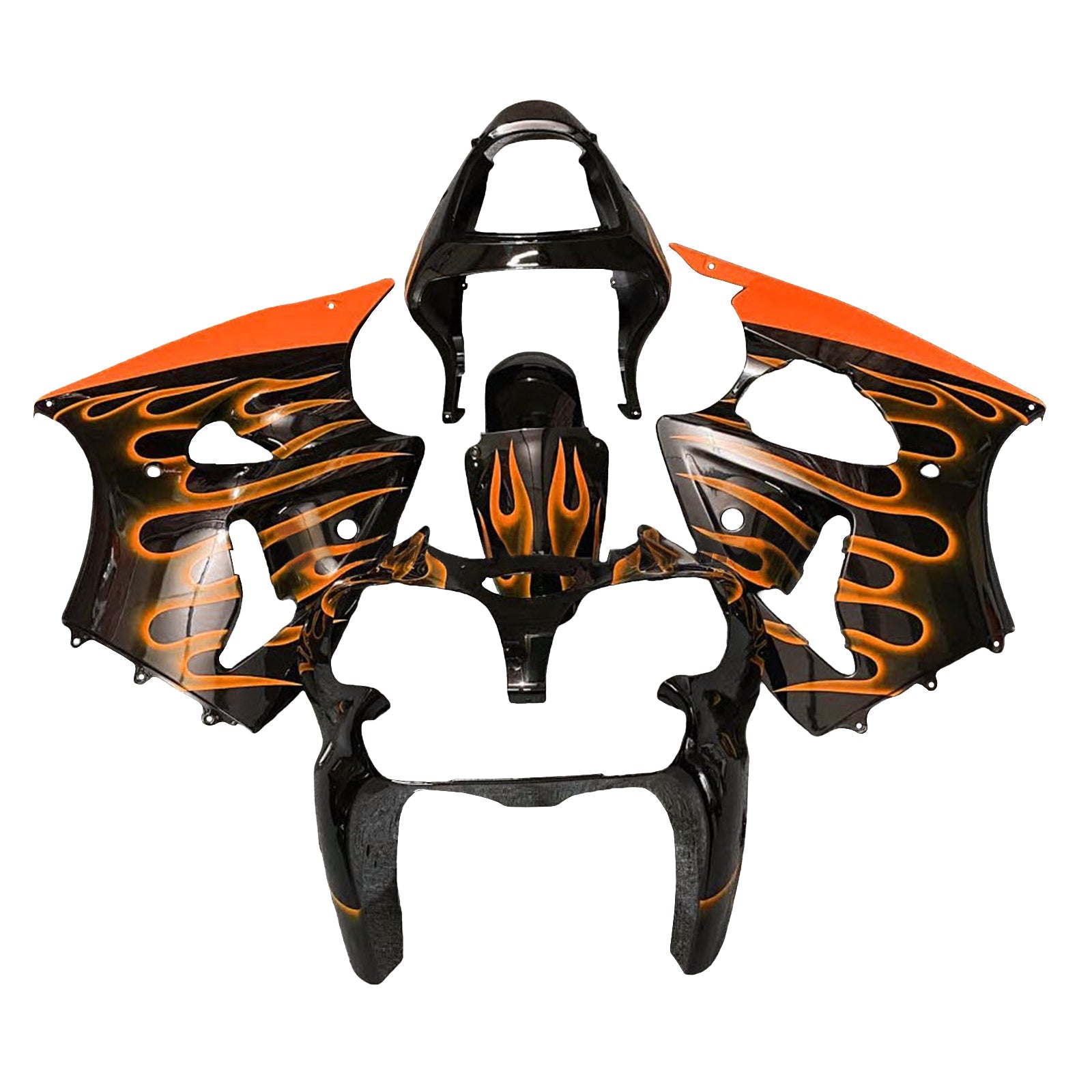 Kit de carénage par injection pour Kawasaki ZX6R 636 2000-2002 ZZR600 2005-2008