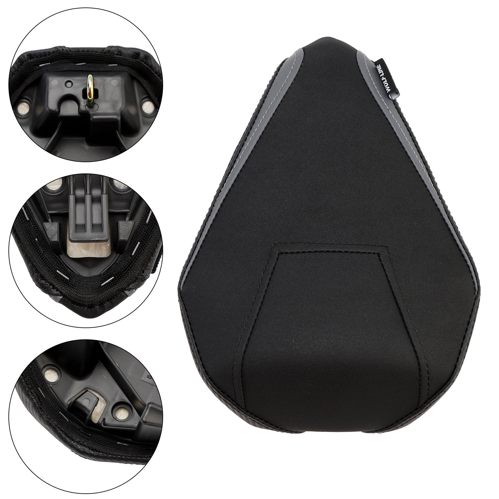 Coussin de siège passager arrière plat rouge pour Honda CBR1000RR-R 2020, 2021, 2022 et 2023