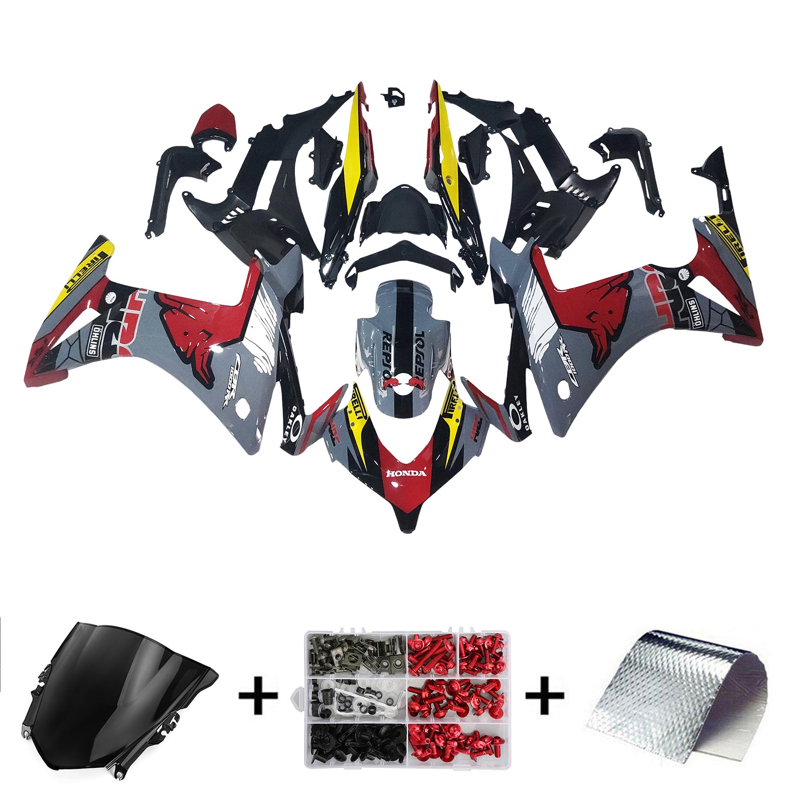 Komplet oklepa iz ABS plastike za Honda CBR500R 2013-2015