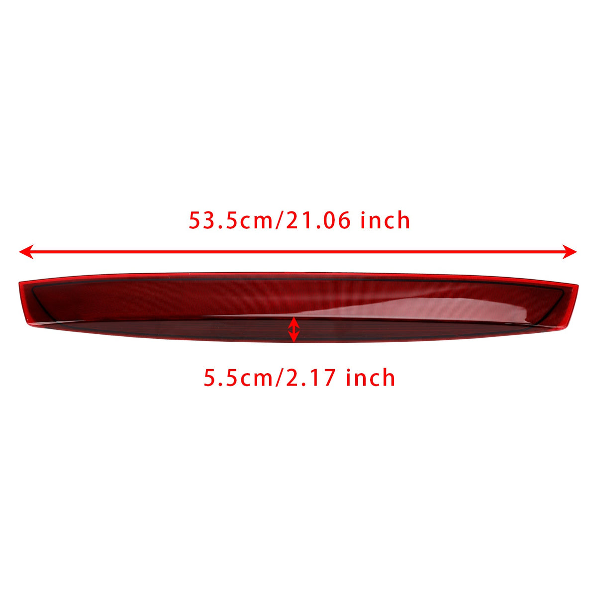 Troisième feu stop rouge pour Mercedes Vito (W447) 2014-2020, modèles à portes battantes.