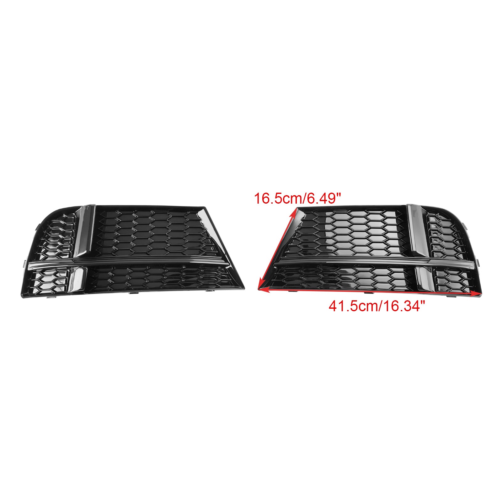 Cache de phare antibrouillard avant, cadre de grille adapté pour AUDI A3 8V S-LINE 2017-2019