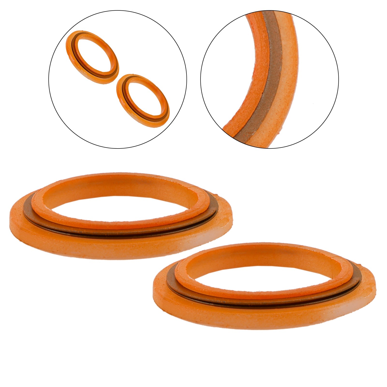 Borgring d' Voorwielas (2 stuks) voor Ford Ranger 1998-2003 F87Z-3B457-AA Generiek