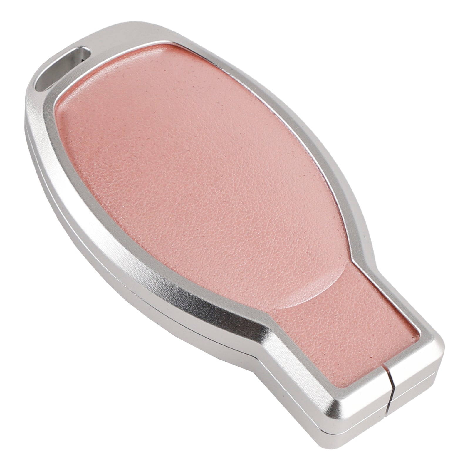 Custodia in pelle e lega&#39;Cover in alluminio TPU per chiave auto per Benz GLC GLK CLS rosa
