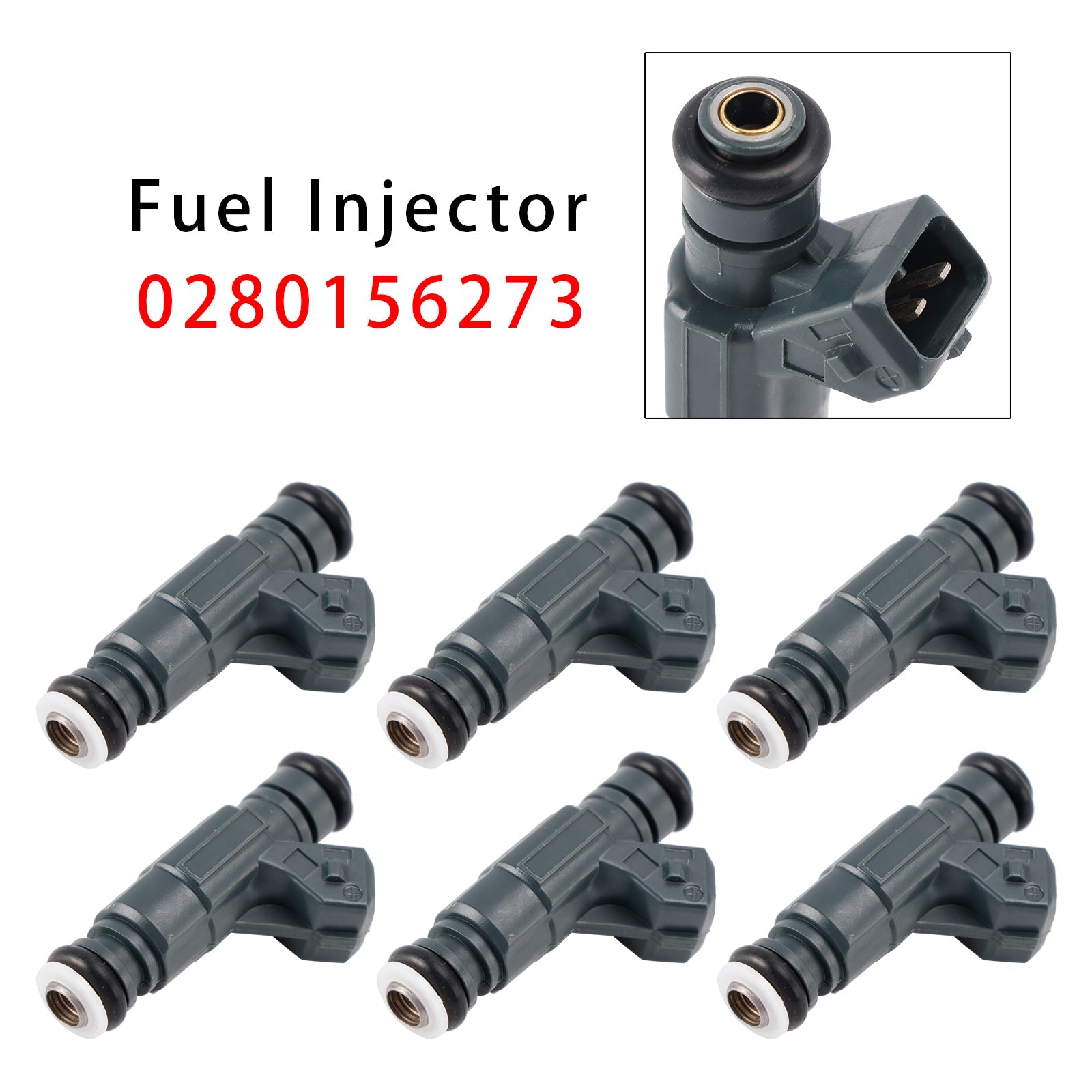 6 injecteurs de carburant pour Audi A4 A6 Quattro A4 A6 Passat 97-05 2.8L 0280156273