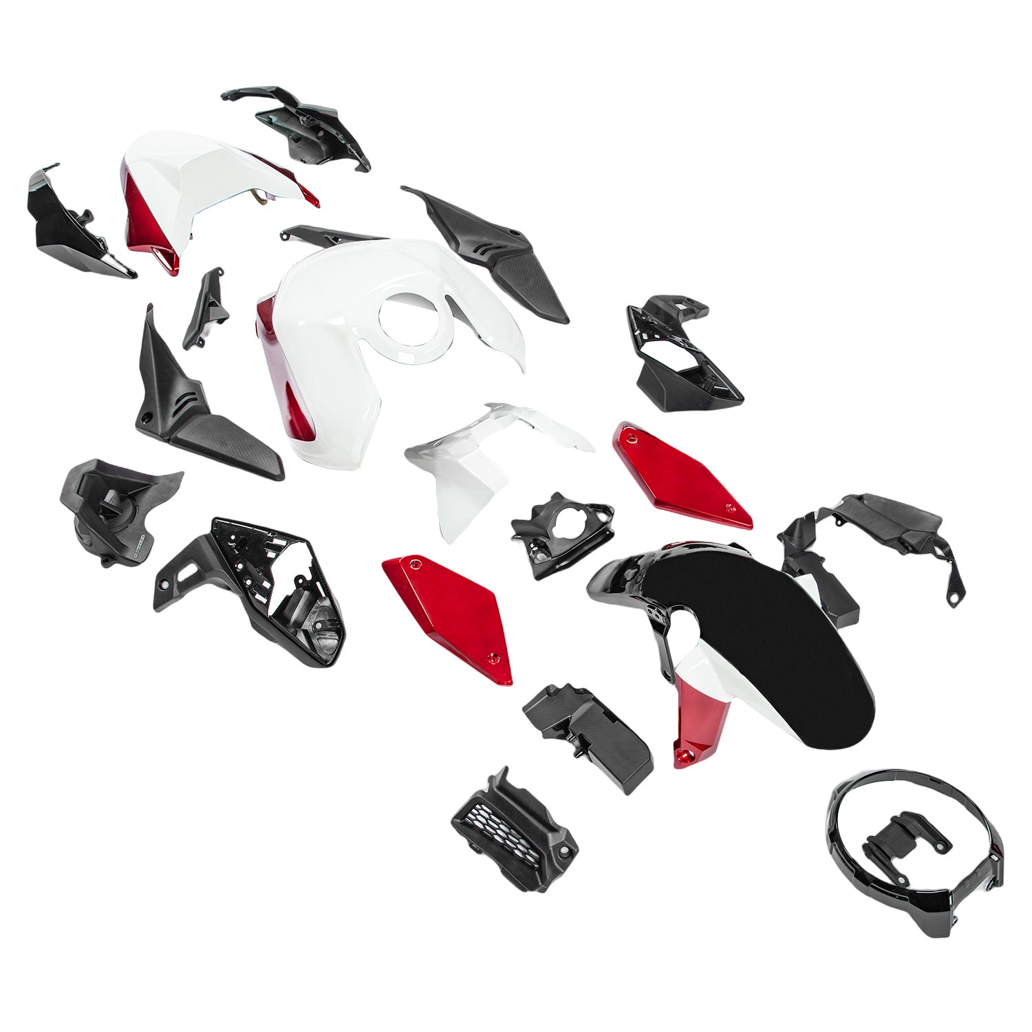 Carénage de moulage par injection en plastique ABS adapté pour Honda CB 650 R CB650R 2021-2023 13#