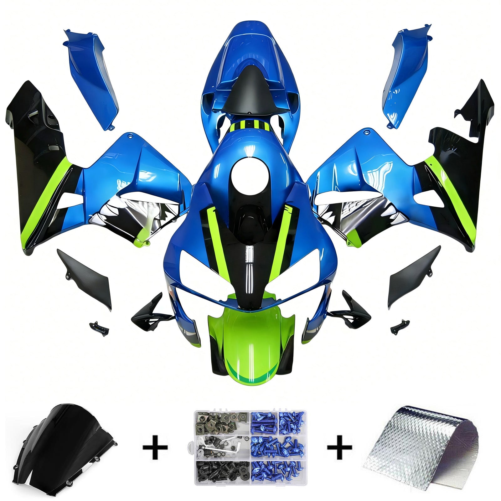 Kit de carénage par injection, carrosserie en plastique ABS pour Honda CBR600RR 2003-2004 F5
