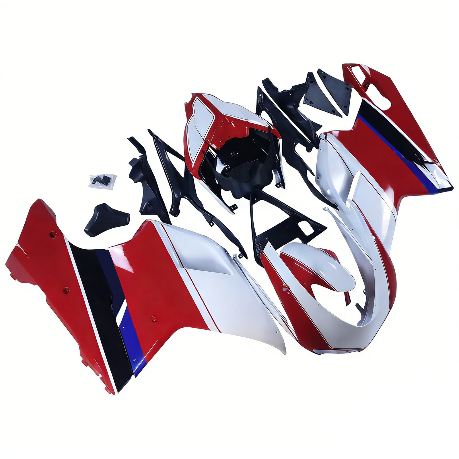 Kit de carénage par injection, carrosserie en plastique ABS, compatible avec Ducati 1098/1198/848 de 2007 à 2011