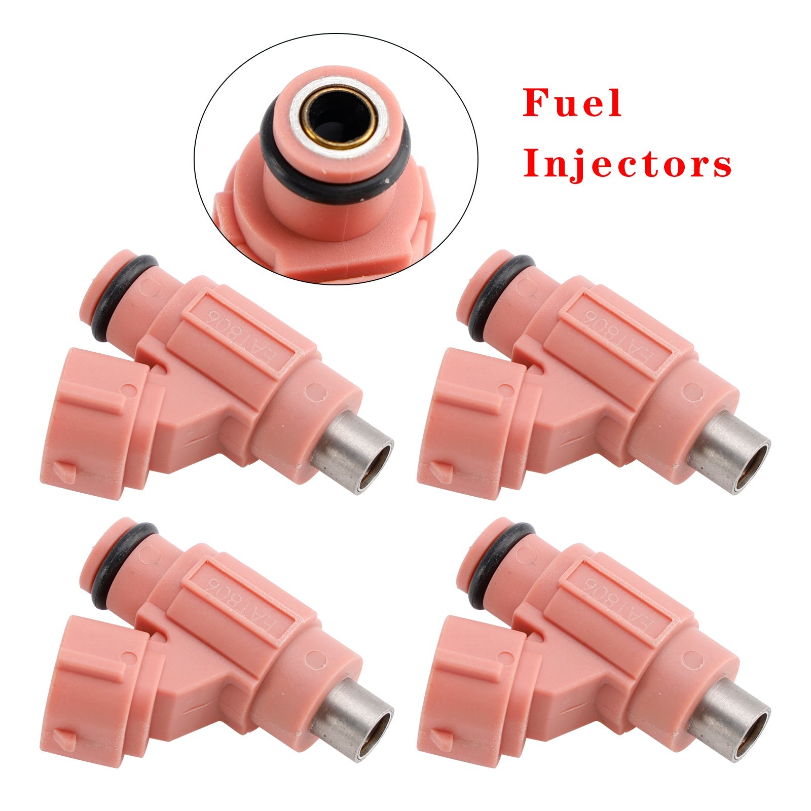 Iniettore di carburante 4pc 68v-13761-10-00 per un motore fuori-sterline yamaha 115 CV f115ja f115la 11-14