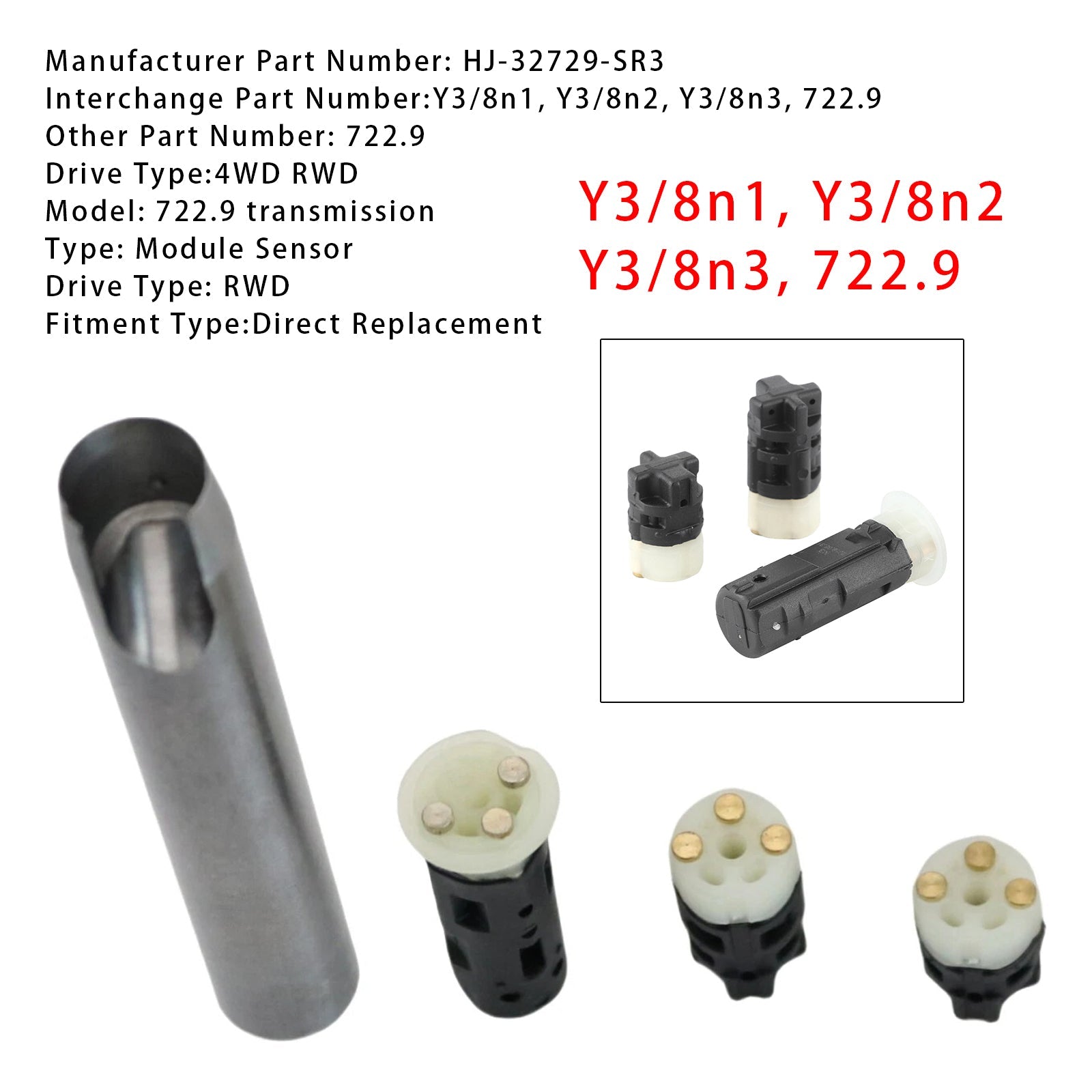 Nuovo Modulo di Controllo Sensore Per Mercedes Benz 7G 722.9 Piastra Y3/8n1 Y3/8n2 Y3/8n3