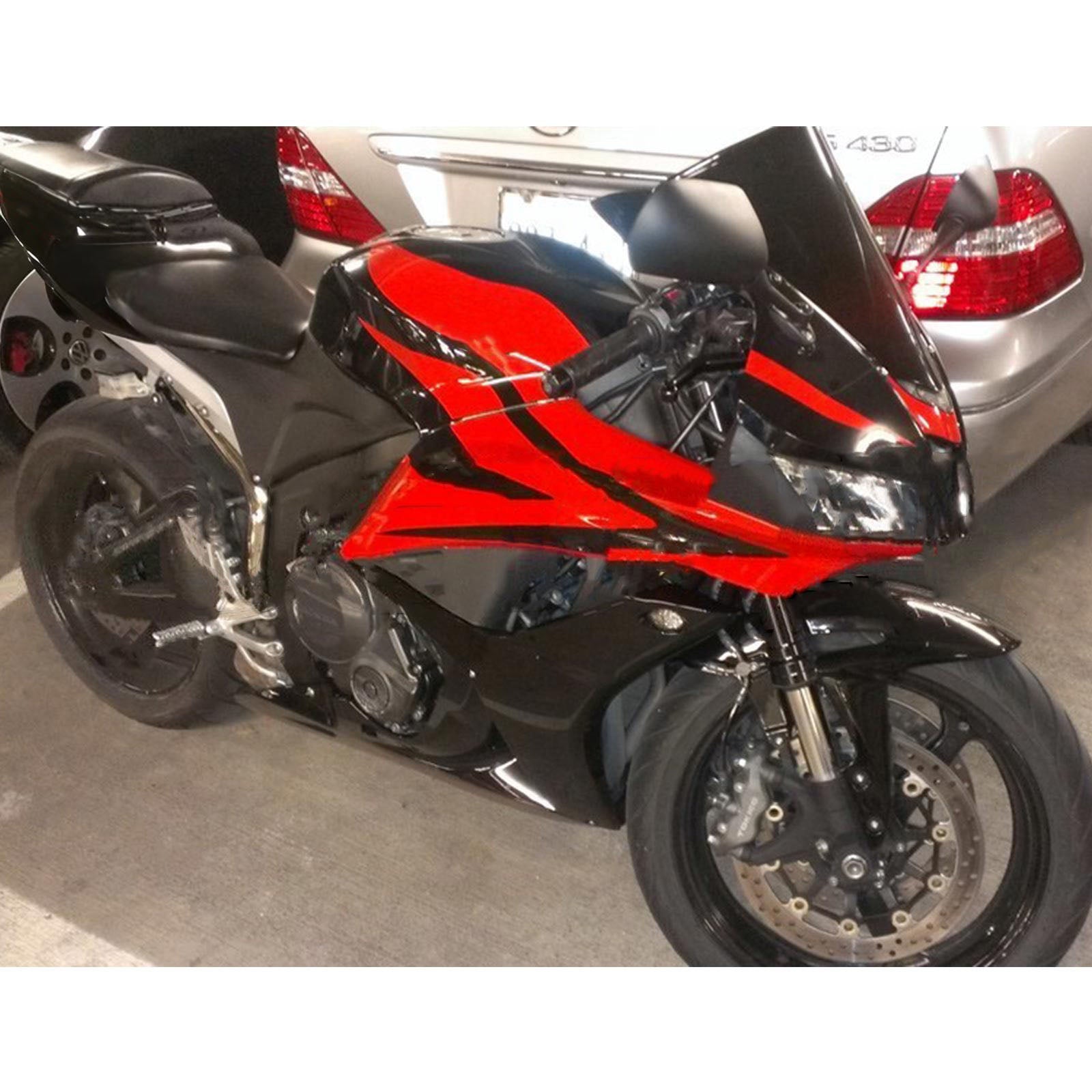 Kit de carénage par injection, carrosserie en plastique ABS pour Honda CBR600RR 2007-2008 F5
