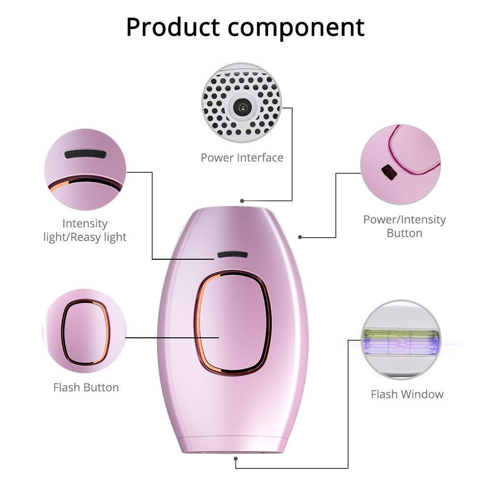 500000 Trwałe, bezbolesne urządzenie do depilacji laserowej IPL miga do całego ciała PK