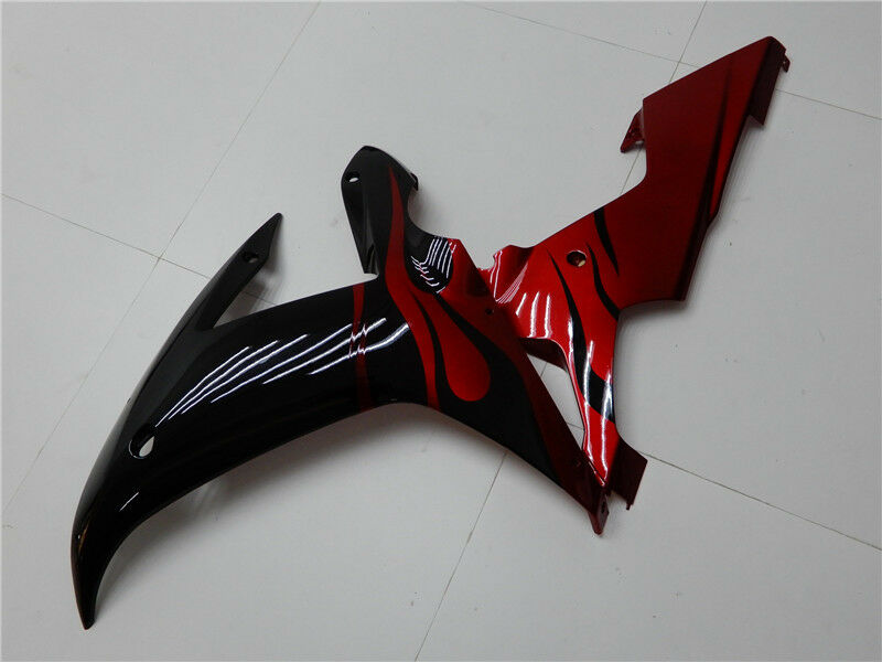 ABS Black Red Injection Molded Fairing Kit Fit for Yamaha YZF R1 2002 2003