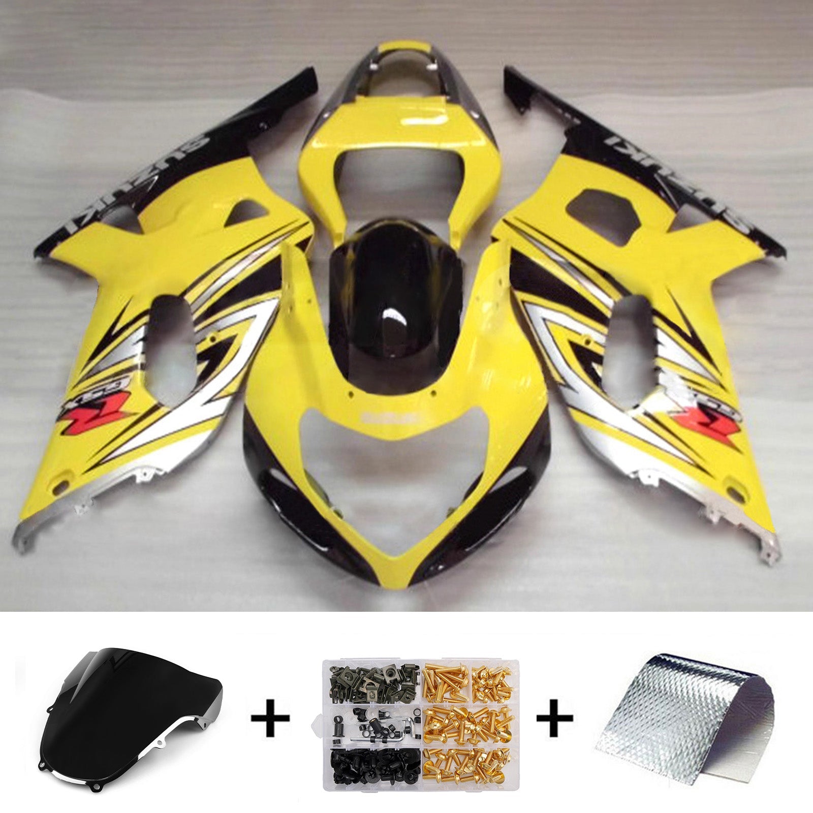 Kit de carénage par injection pour Suzuki GSXR600 2001-2003 GSXR750 2000-2003 K1