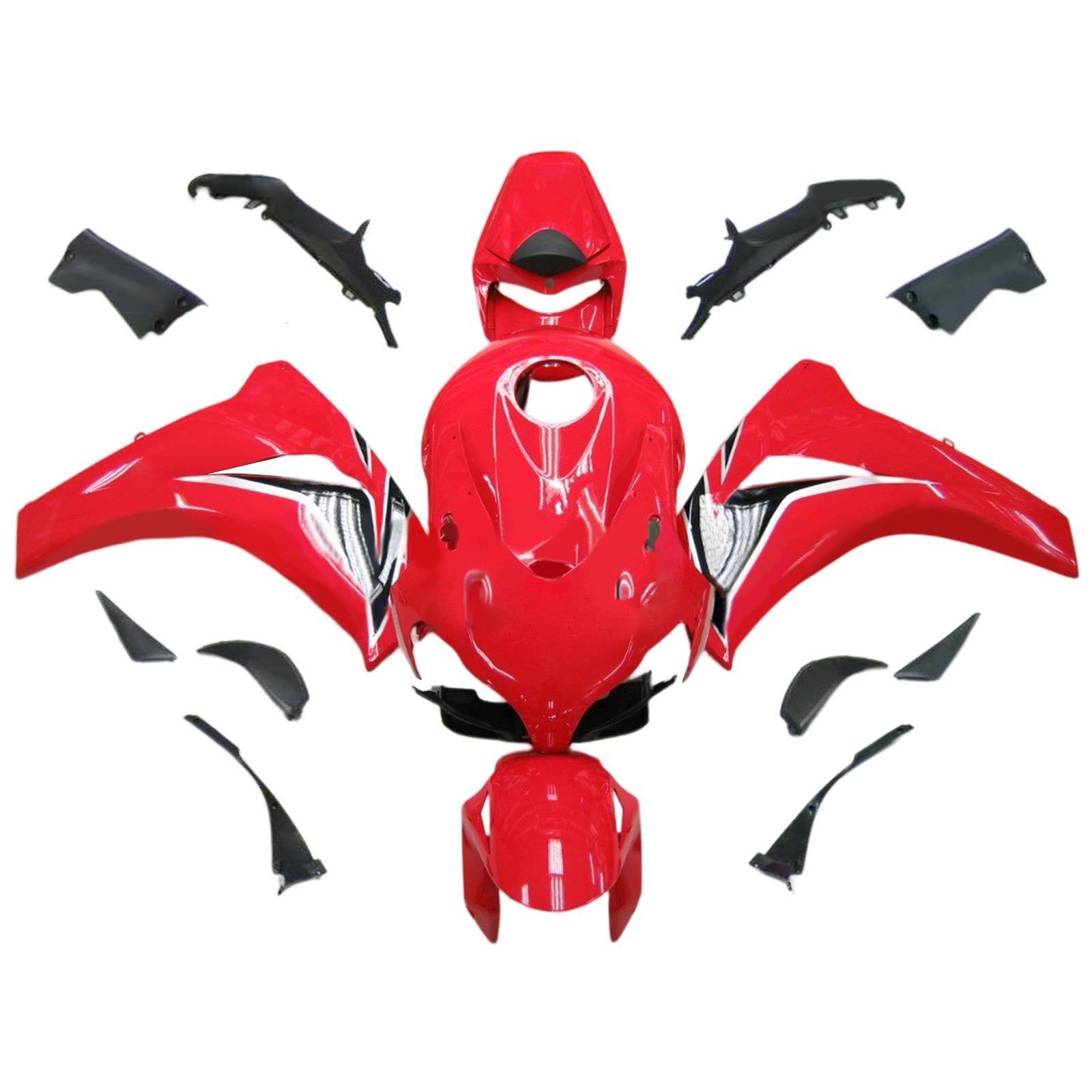 Kit de carénage injecté en plastique ABS pour Honda CBR1000RR 2008-2011