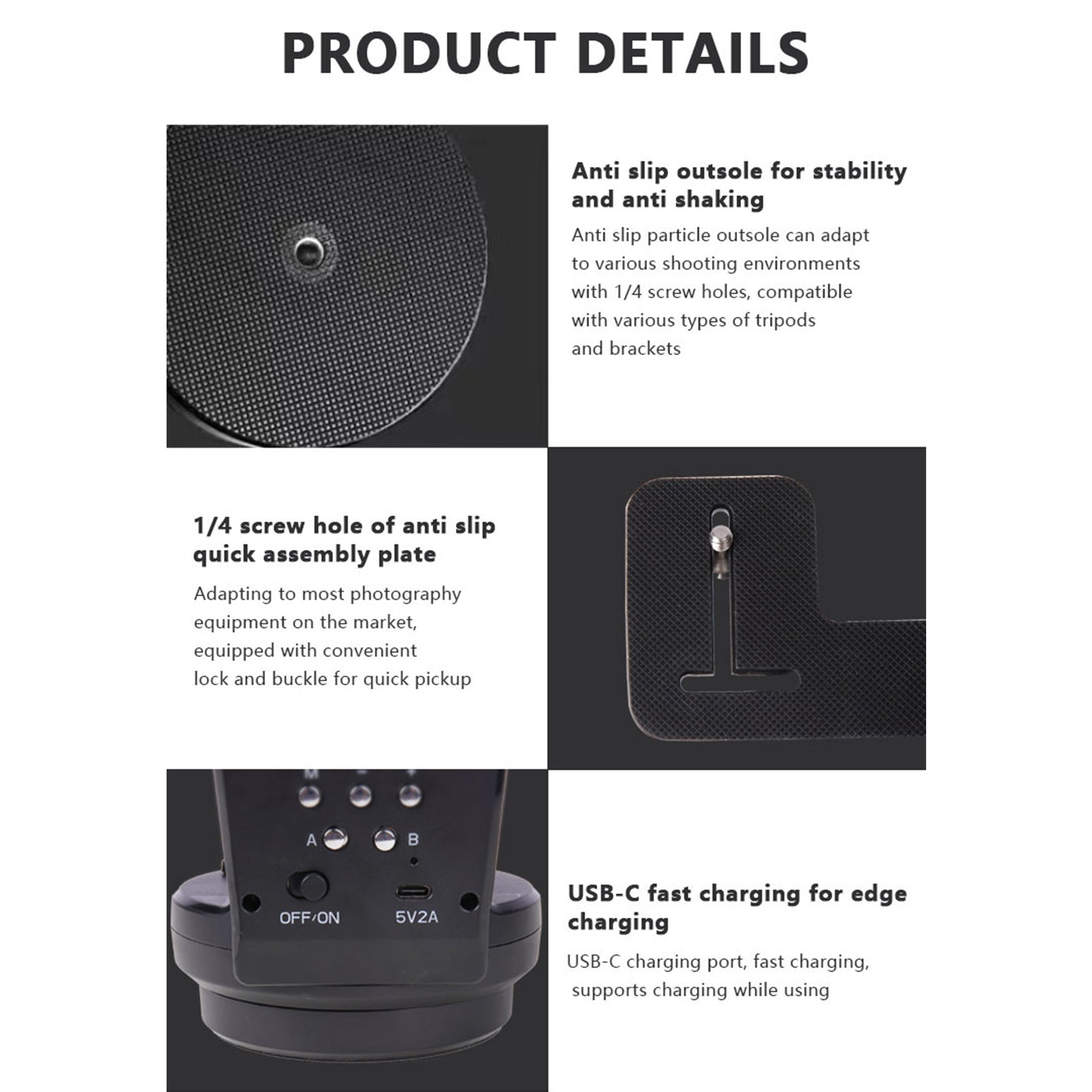 YT-800 Stabilizator Električne platforme za oblak kamere s 360 stopinj vrtine termično slikanje