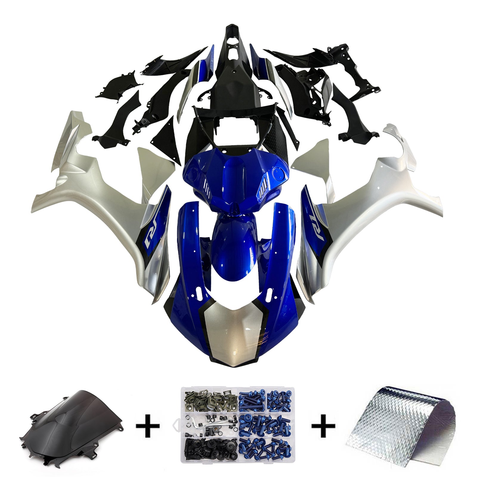ABS PLASTIC KUIST KIT VOOR YAMAHA YZF 1000 R1 2015-2019