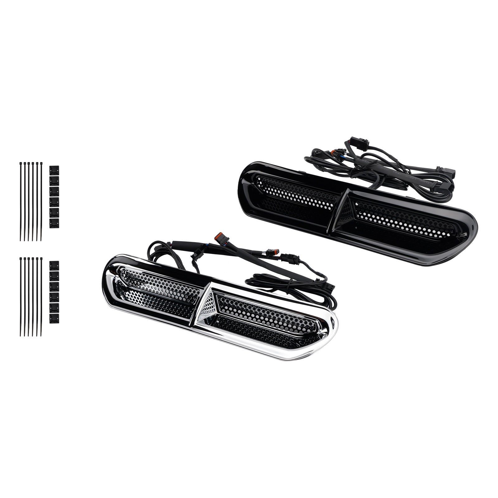 Illuminazione a LED per presa d'aria della carenatura anteriore per Touring Street Glide 2014-2024