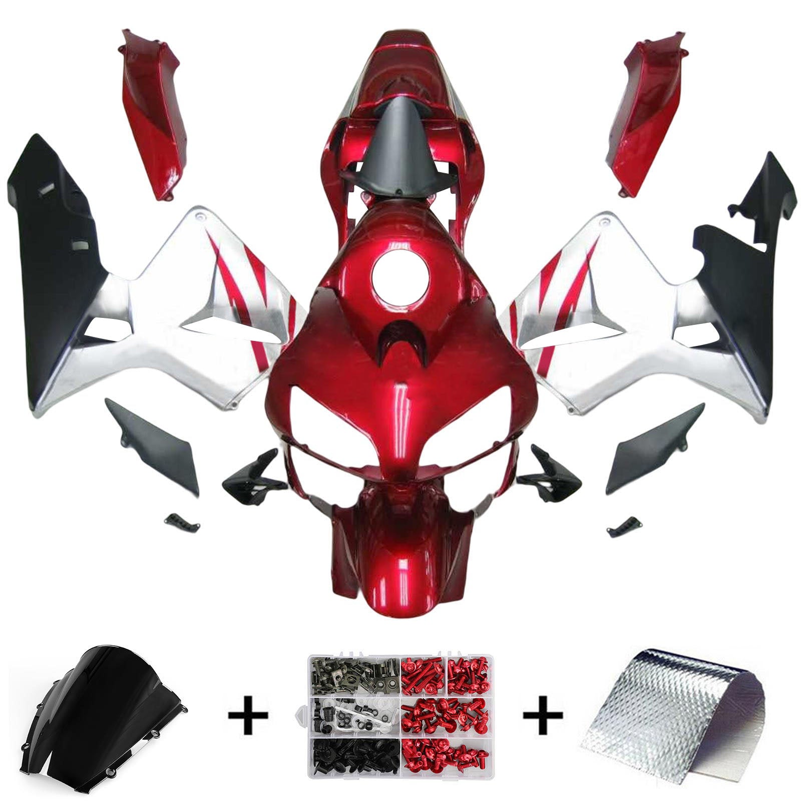 Kit de carénage par injection, carrosserie en plastique ABS pour Honda CBR600RR 2003-2004 F5