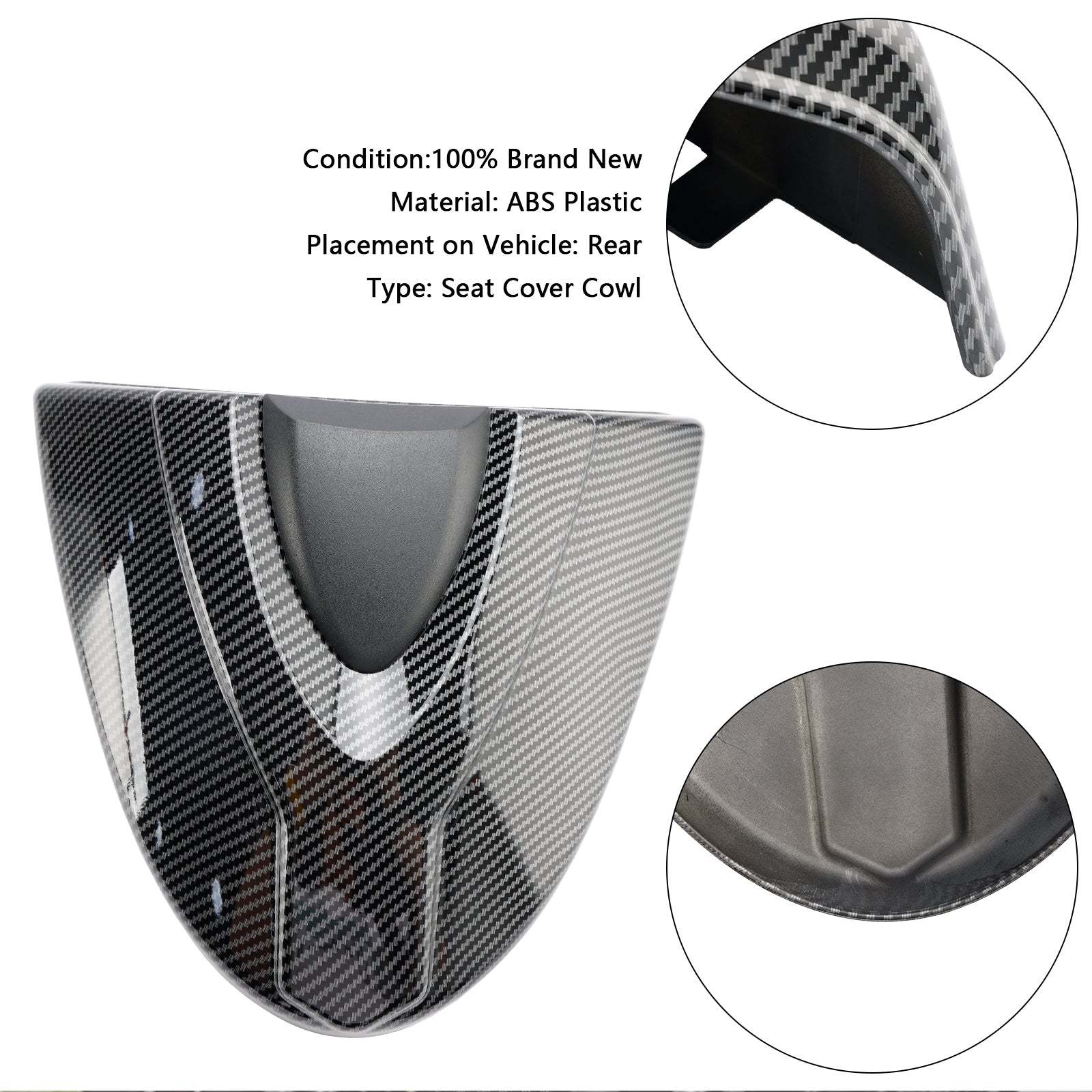 Trident 660 2021-2024 Coperchio del sedile posteriore