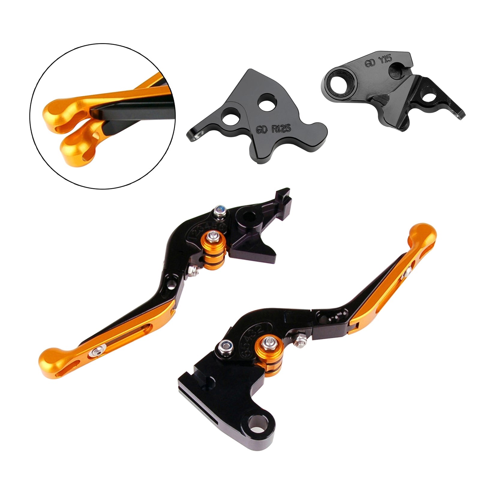 Leva freno e frizione regolabile per Yamaha XSR 155 MT15 2019-2022