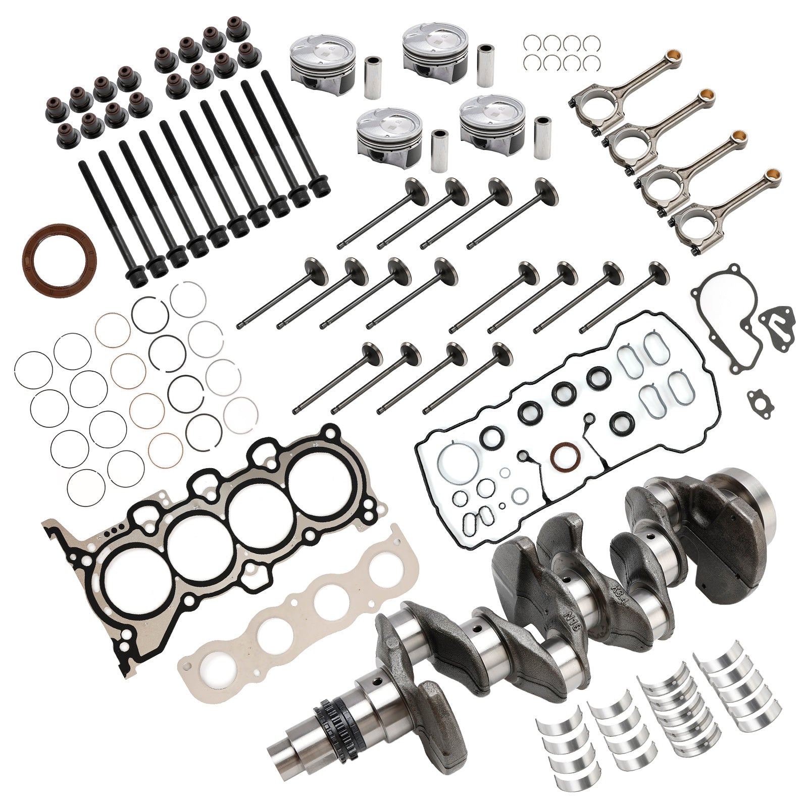 Kit de reconstruction de moteur Kia Carens (RP) G4NA 2.0L 2013-2019 Kit de joints de bielles de vilebrequin