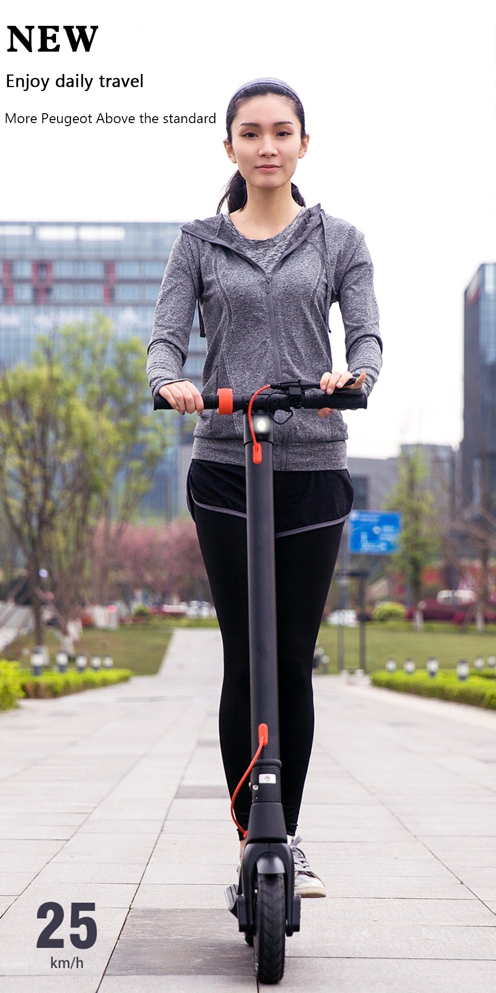 10" gama eléctrica plegable de la vespa 350W los 45KM para los desplazamientos adultos de la ciudad