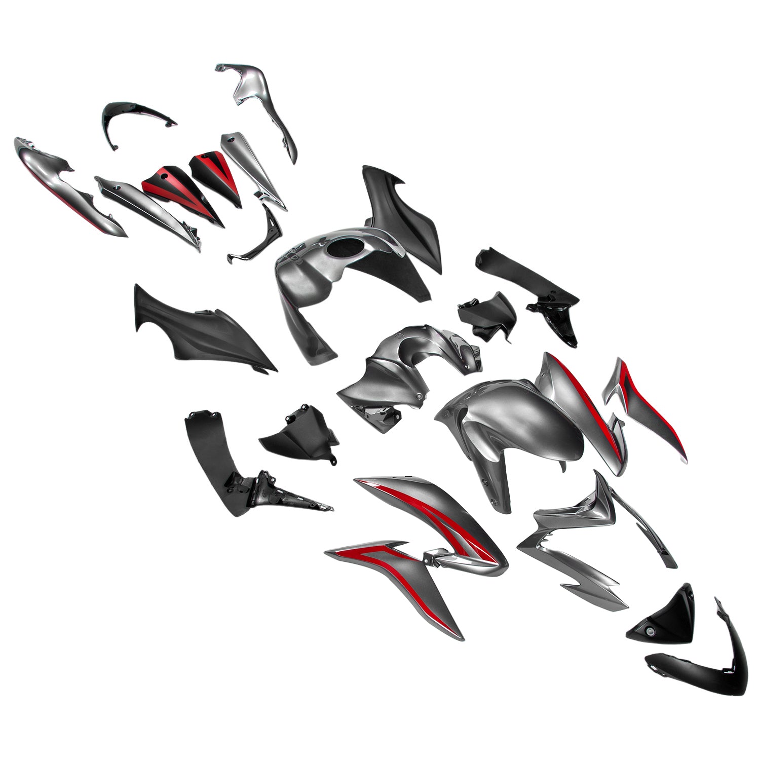 Kit de carénage de carrosserie en plastique injecté pour Suzuki GSX-S 1000 2015-2020 12#