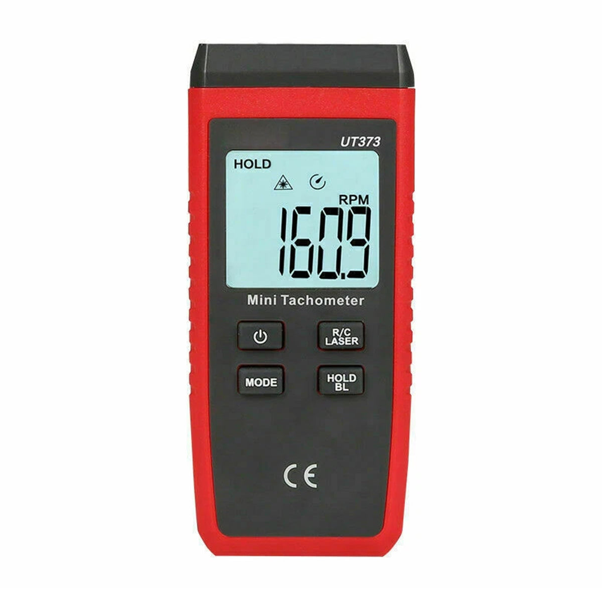 Tachymètre laser numérique sans contact UT373 avec écran LCD et mini-testeur de vitesse (RPM)