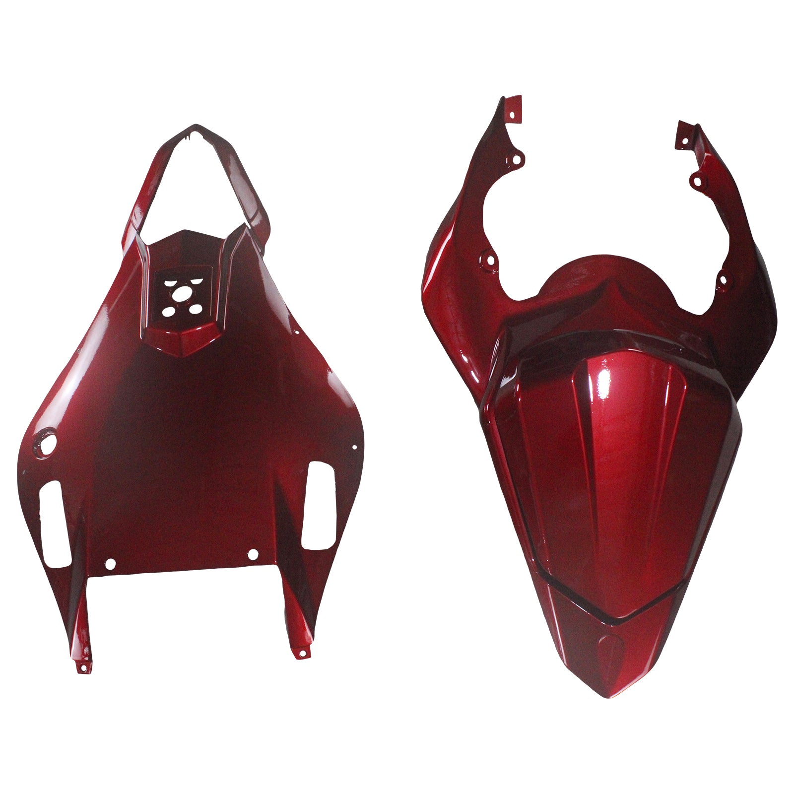 Nouveau kit de carénage en plastique moulé par injection rouge et noir pour Yamaha YZF R6 2006-2007