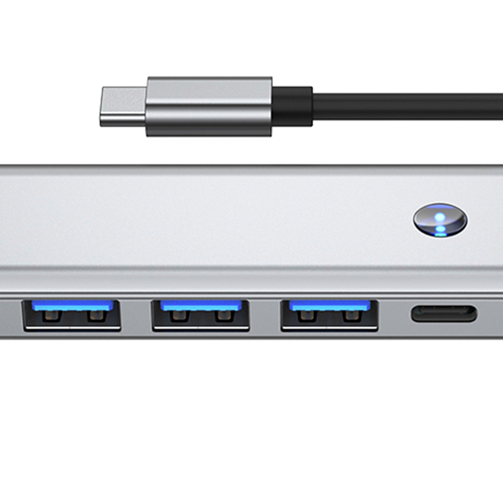Adaptateur 5 en 1 TYPE-C + USB 3.0 (1 port) + USB 2.0 (2 ports) + HDMI + PD100W pour MacBook