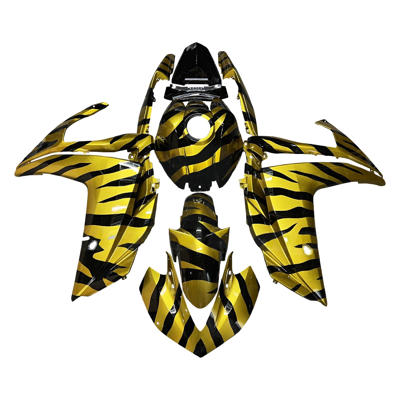 Kit de carénage injecté ABS pour Yamaha YZF-R3 2014-2018 et R25 2015-2017