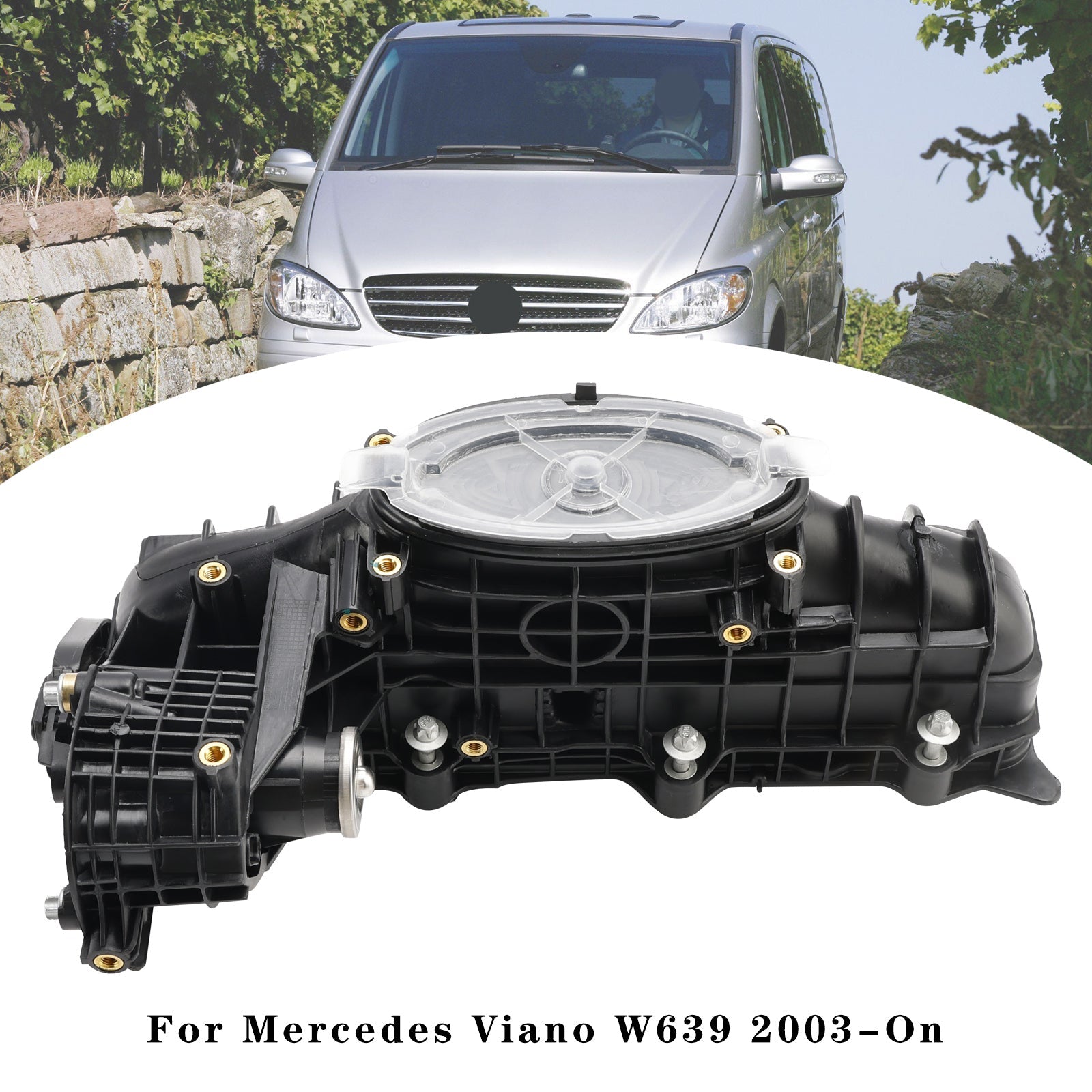 Collettore di Aspirazione con Motore Attuatore Mercedes Cla Coupe C117 2013-2019 6510905737 A6511500094