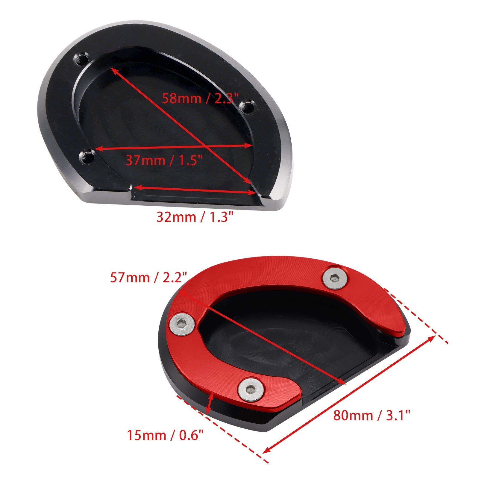 Bord van&Standaardvergroter voor Bonneville Bobber T100 T120 2018-2020
