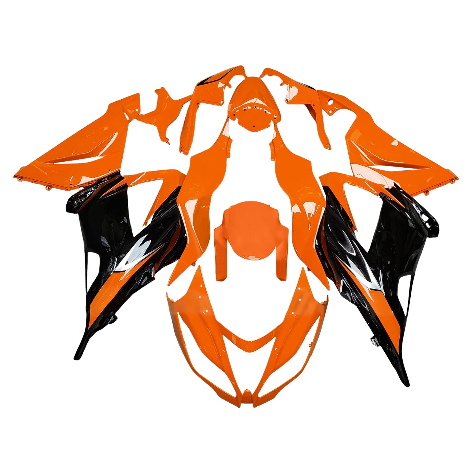 Kit de carénage par injection, carrosserie en plastique ABS pour Kawasaki ZX6R 636 2013-2018