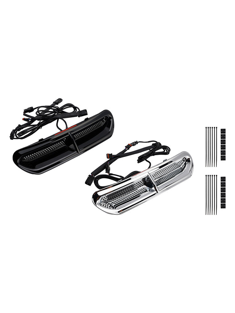 Illuminazione a LED per presa d'aria della carenatura anteriore per Touring Street Glide 2014-2024