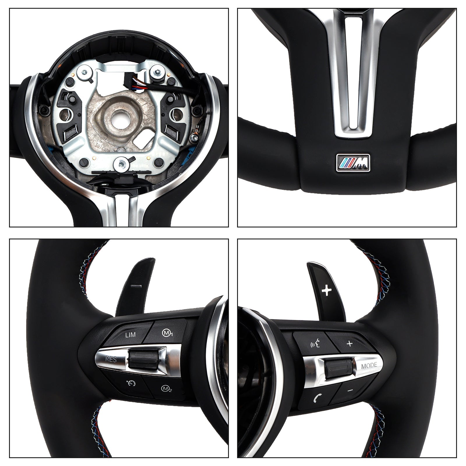 Volante de piel de napa para BMW F30 F31 F20 F33 F34 F36 F22 M2 M3 M4